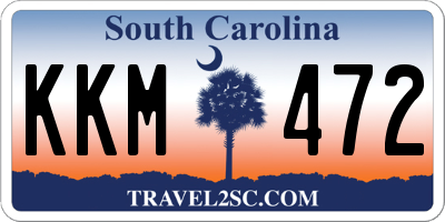 SC license plate KKM472
