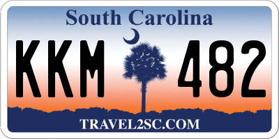 SC license plate KKM482