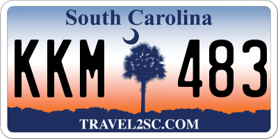 SC license plate KKM483