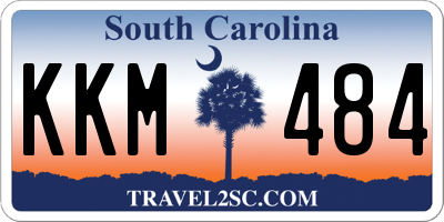 SC license plate KKM484