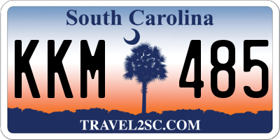 SC license plate KKM485