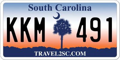 SC license plate KKM491
