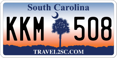SC license plate KKM508