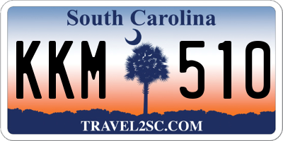 SC license plate KKM510
