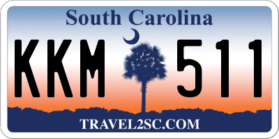 SC license plate KKM511