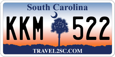 SC license plate KKM522