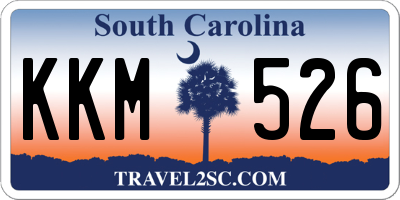 SC license plate KKM526