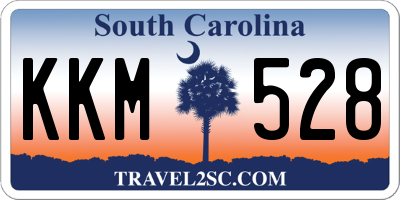 SC license plate KKM528