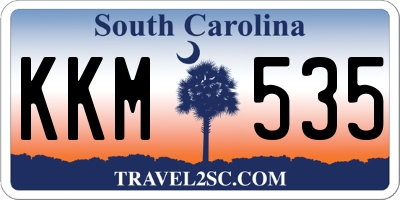 SC license plate KKM535