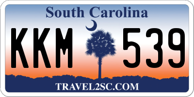 SC license plate KKM539