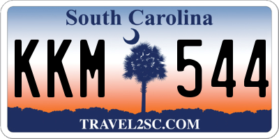 SC license plate KKM544