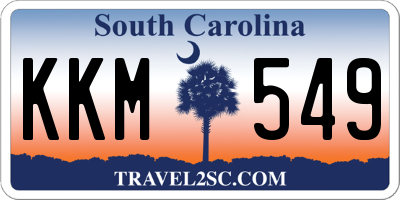 SC license plate KKM549
