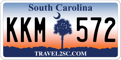 SC license plate KKM572