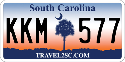 SC license plate KKM577
