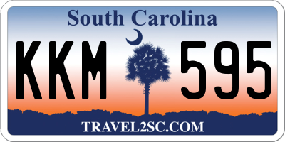 SC license plate KKM595