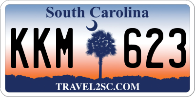 SC license plate KKM623