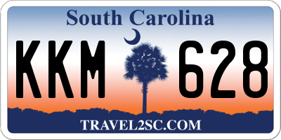 SC license plate KKM628