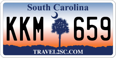 SC license plate KKM659