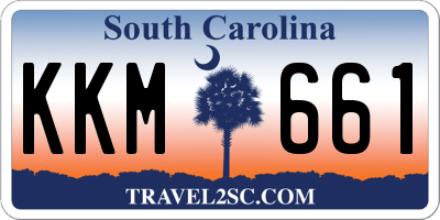 SC license plate KKM661