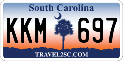 SC license plate KKM697