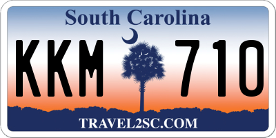SC license plate KKM710