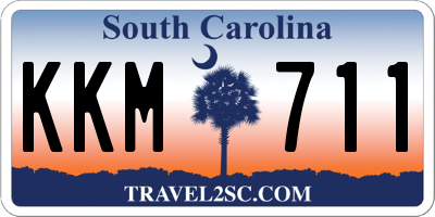 SC license plate KKM711