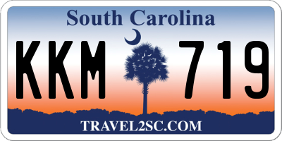 SC license plate KKM719