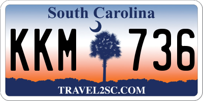 SC license plate KKM736