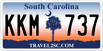 SC license plate KKM737