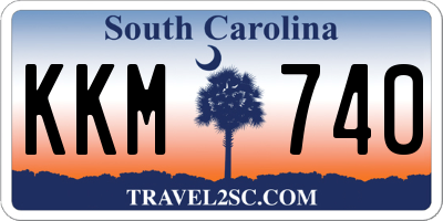 SC license plate KKM740