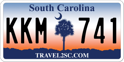 SC license plate KKM741