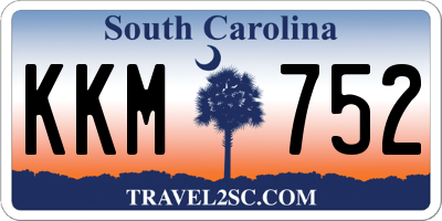 SC license plate KKM752