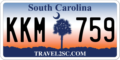 SC license plate KKM759