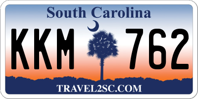 SC license plate KKM762