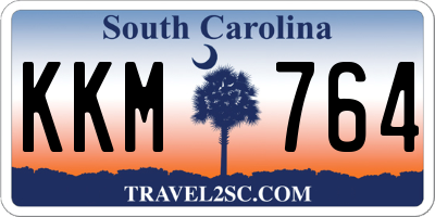 SC license plate KKM764