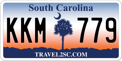 SC license plate KKM779