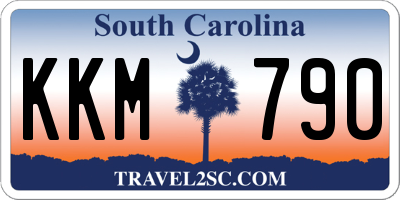 SC license plate KKM790
