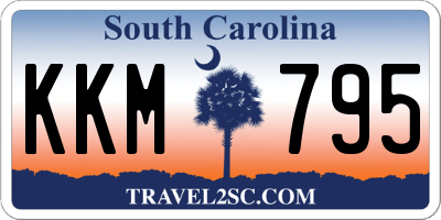 SC license plate KKM795