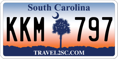 SC license plate KKM797