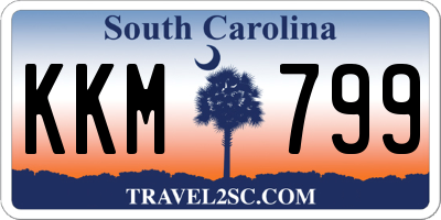 SC license plate KKM799