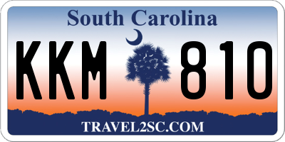 SC license plate KKM810
