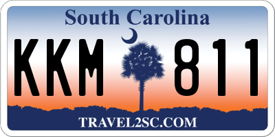 SC license plate KKM811
