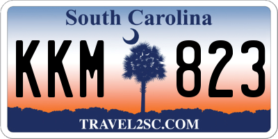 SC license plate KKM823