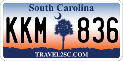 SC license plate KKM836