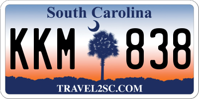 SC license plate KKM838