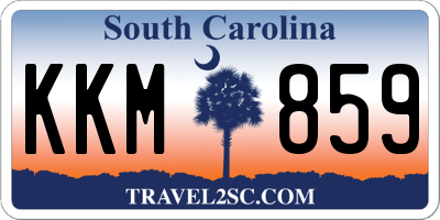 SC license plate KKM859