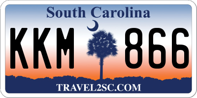 SC license plate KKM866