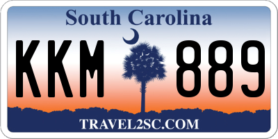 SC license plate KKM889