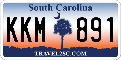 SC license plate KKM891
