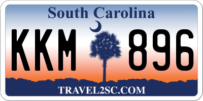 SC license plate KKM896